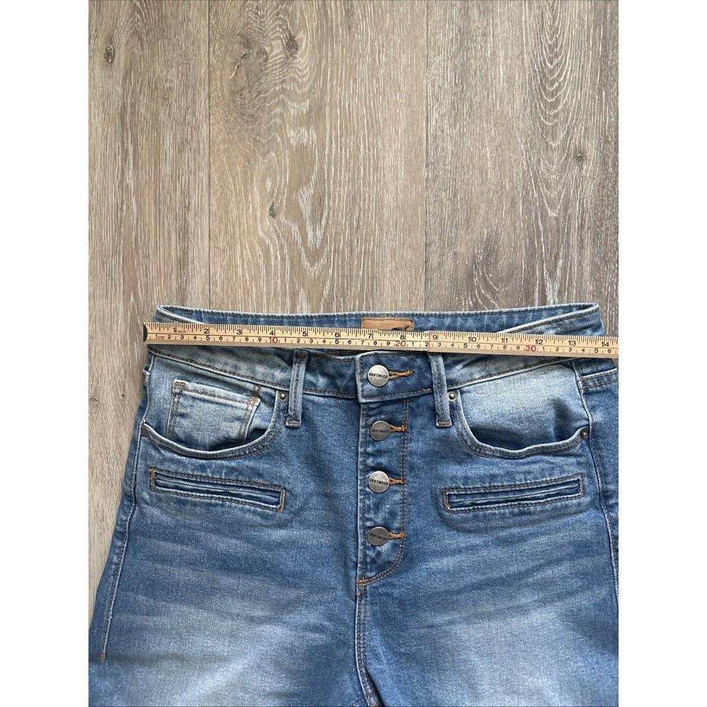Driftwood Charlee High Rise Crop Wide Leg Jeans Size 27 Boho Buttonfly Womens - Picture 12 of 14